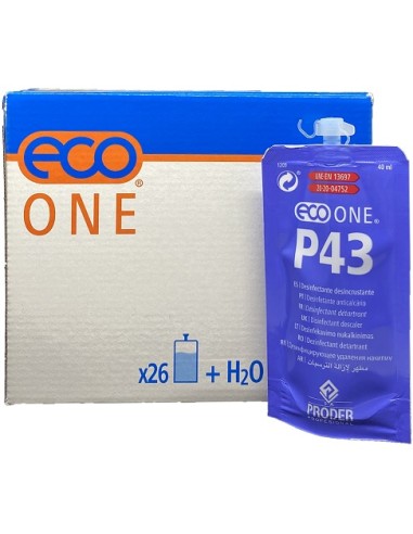 ECO ONE P43 Desinfectante Desincrustante C26 Dosis