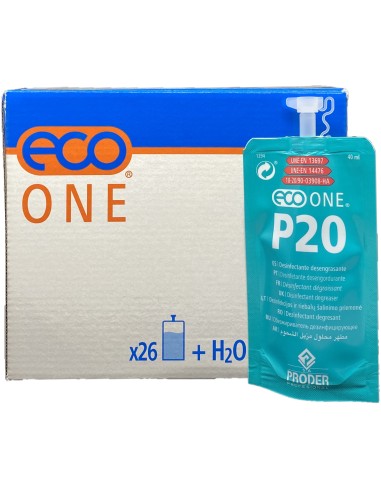 ECO ONE P20 Desinfectante Desengrasante CAJA 26 Dosis