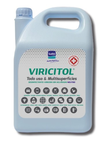 HYGIENOL Viricitol Viricida Desinfectante Neutro Garrafa 5L
