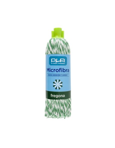 PLA Mocho Microfibra Hilo Verde/Blanco 00153BV