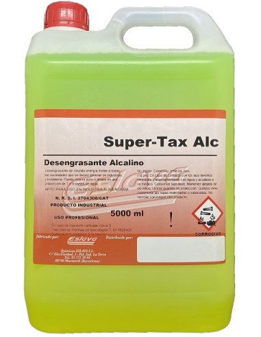 SUPER-TAX ALC Desengrasante Enérgico Garrafa 5L.