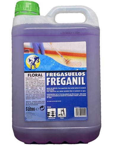 FREGANIL Fregasuelos Floral Garrafa 5L.