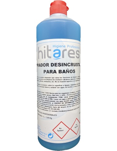 Limpiador Desincrustante para Baños Botella 1L.
