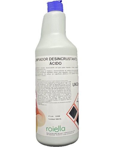 ROI-ELLA Limpiador Desincrustante Acido Botella 1L