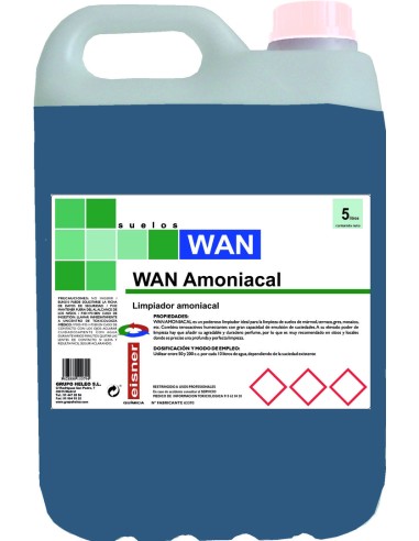 WAN Amoniacal Limpiador Amoniacal Garrafa 5L.