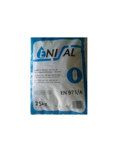 CUSINE Sal Mineral Pastillas Saco 25KG.