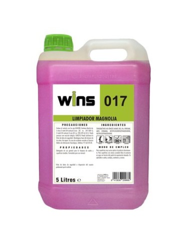 WINS 017 Limpiador Magnolia Garrafa 5L.