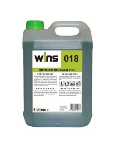 WINS 018 Limpiador Amoniacal Pino Garrafa 5L.