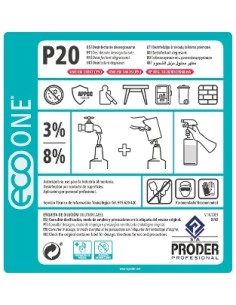 ECO ONE P20 Etiqueta...