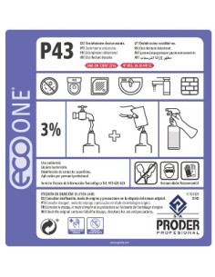 ECO ONE P43 Etiqueta...