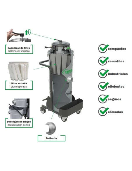 RGS Aspirador Industrial Monofasico ONE103